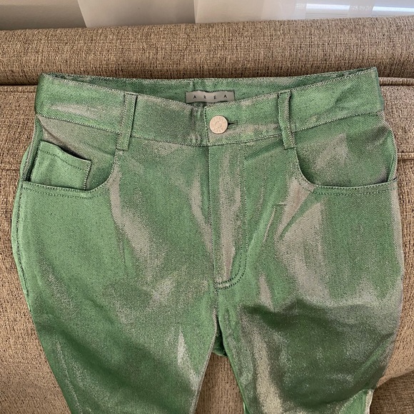 Area Straight Leg Metallic Trousers , brand New . Sold out - Picture 5 of 7